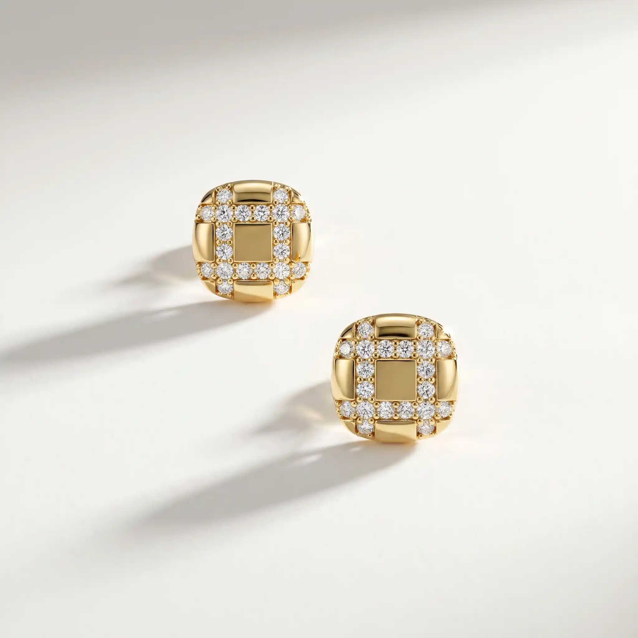 Checkerboard Cushion Studs