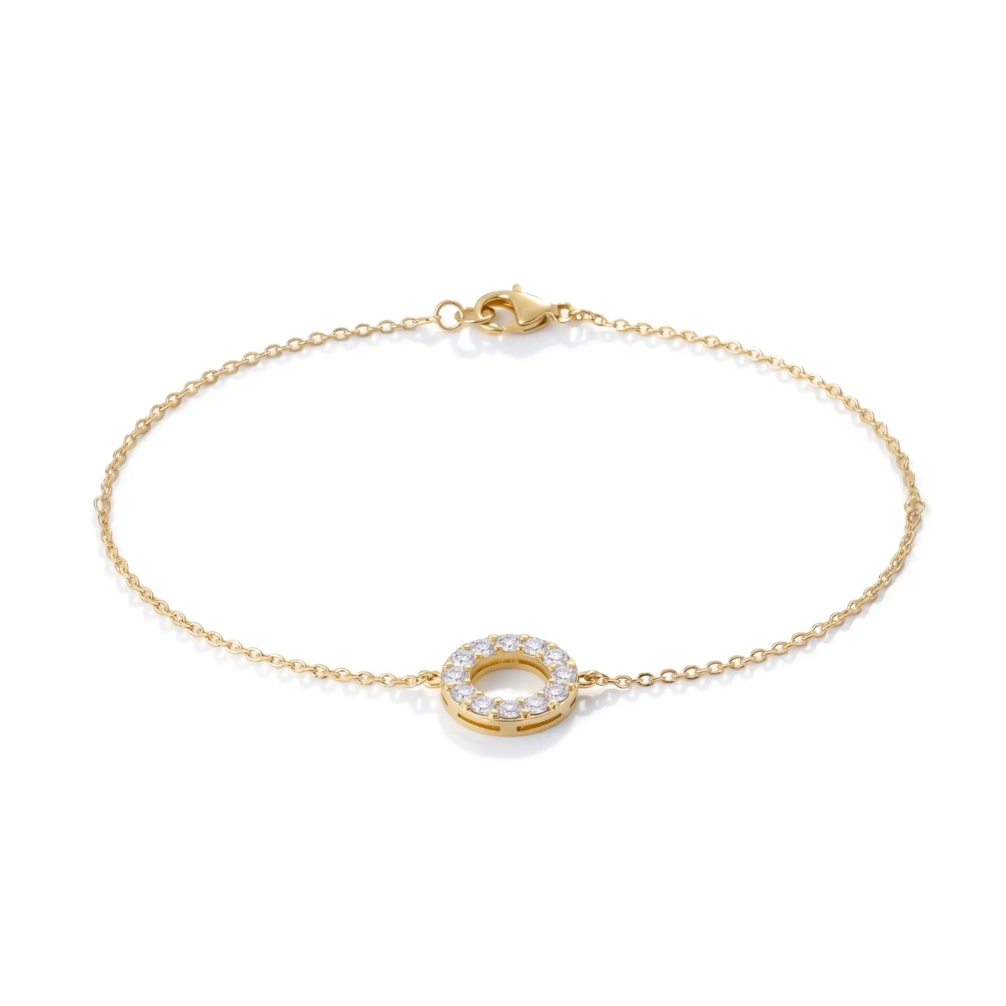 Oval Halo Bracelet